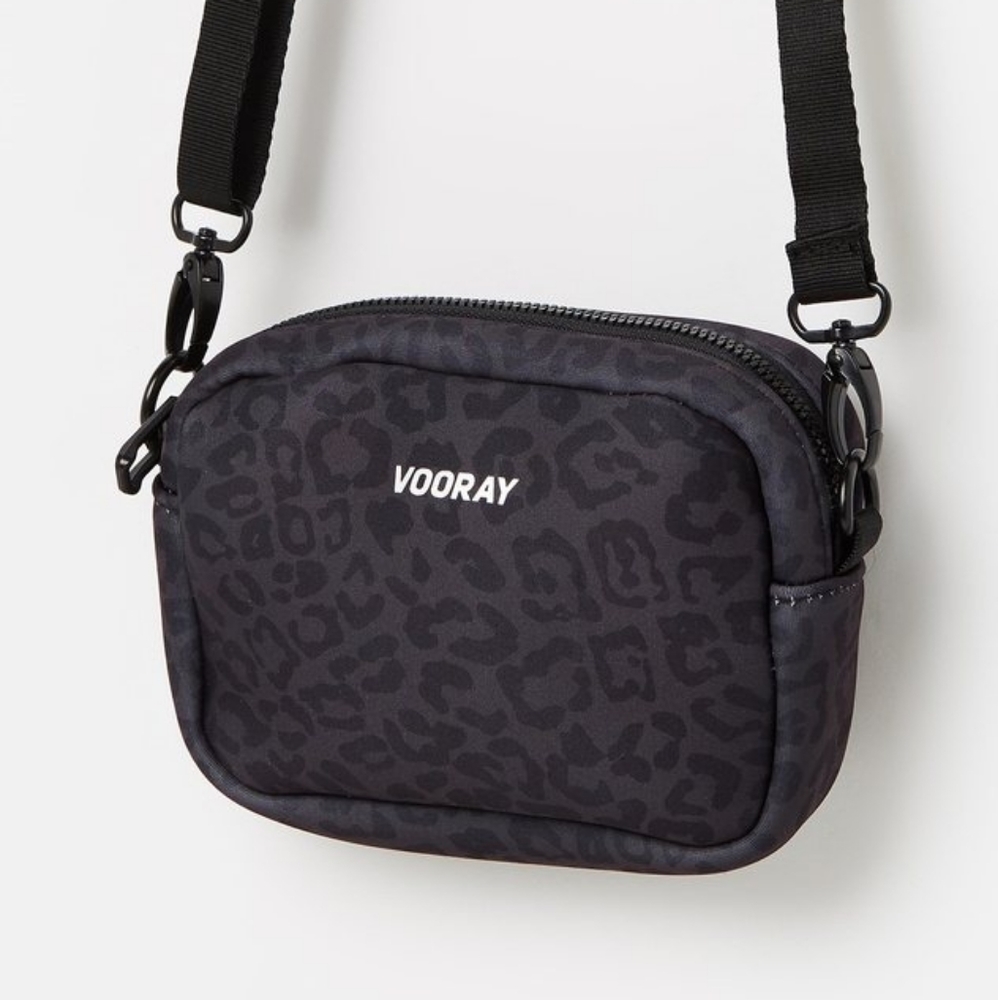 Vooray Sidekick Crossbody in Black Leopard